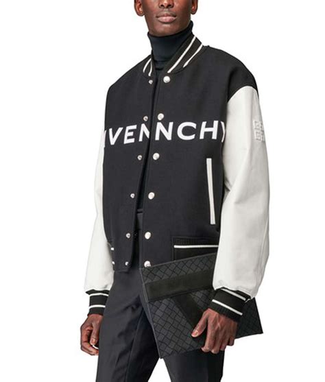 givenchy varsity jacket|Givenchy letterman jacket.